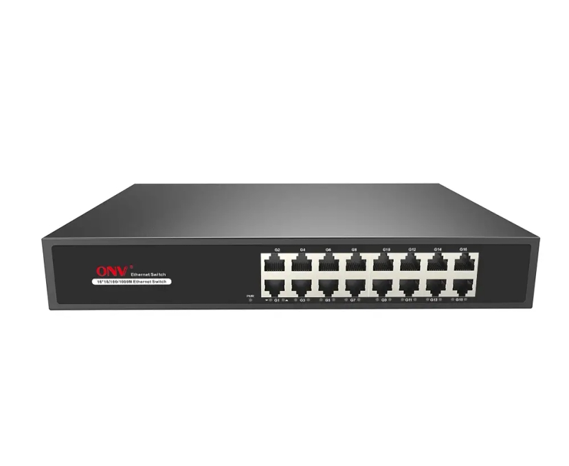 ONV Gigabit 16-port Ethernet switch