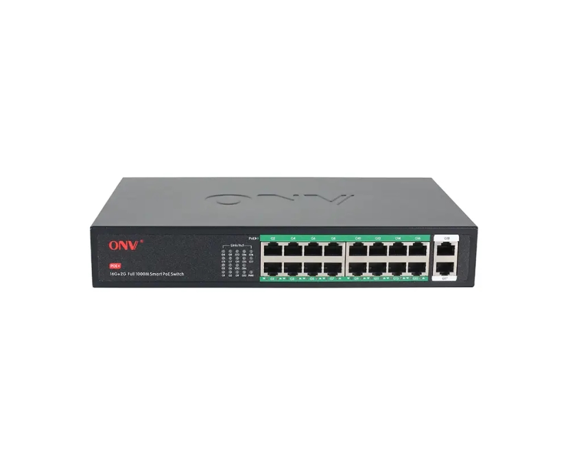 ONV Gigabit 18-port PoE switch