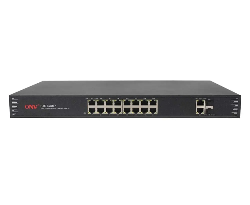ONV Gigabit 20-port PoE switch