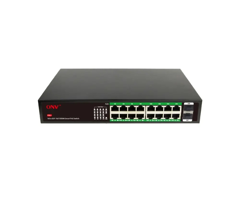 ONV Gigabit 18-port PoE switch